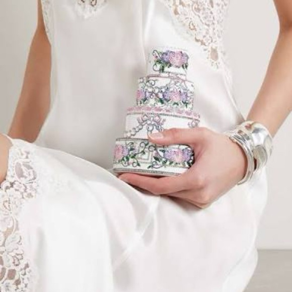 Judith Leiber Tie The Knot Tiered Cake Bag - Picture 2 of 5